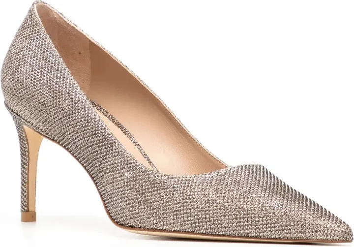 Stuart 50mm glitter pumps - Image 2