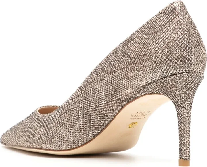 Stuart 50mm glitter pumps - Image 3