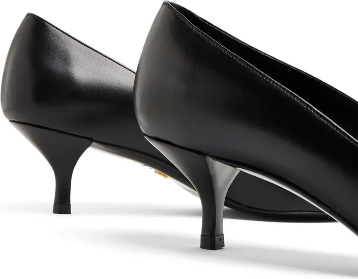 Stuart 50mm leather pumps - Image 4