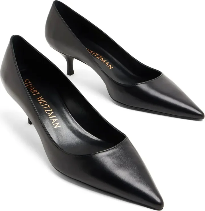 Stuart 50mm leather pumps - Image 5
