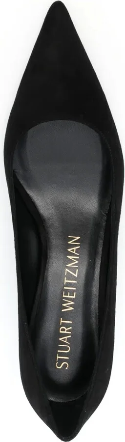 Stuart 50mm suede kitten pumps - Image 4