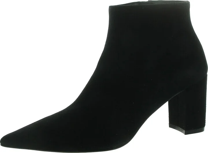 Stuart 75 Womens Zipper Suede Booties