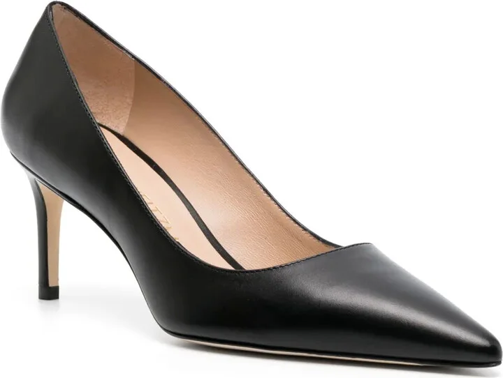 Stuart 75mm leather pumps - Image 2