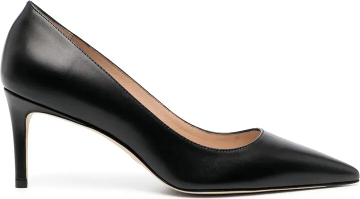 Stuart 75mm leather pumps