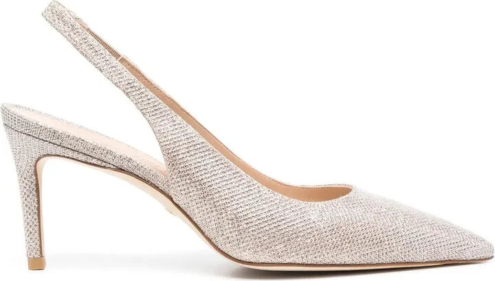 Stuart 75mm slingback pumps