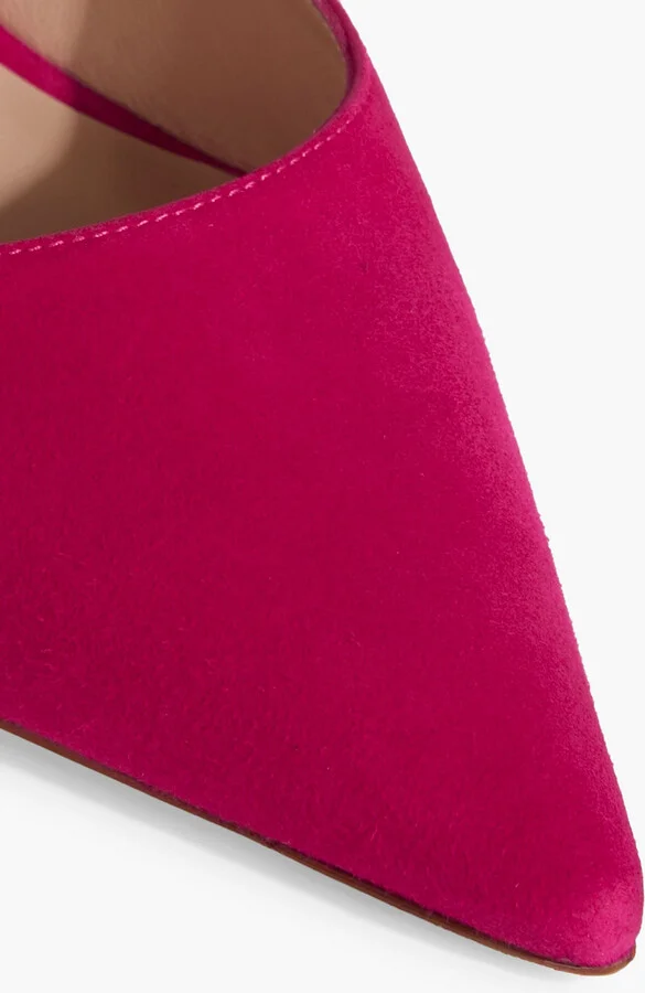 Stuart 85 scalloped suede pumps - Image 4