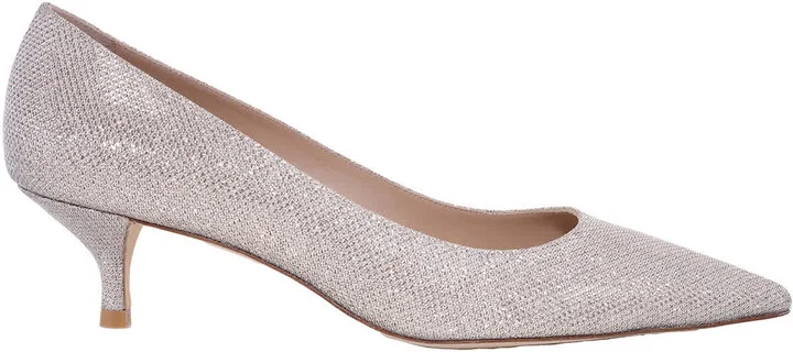 Stuart Kitten-Heel Pumps