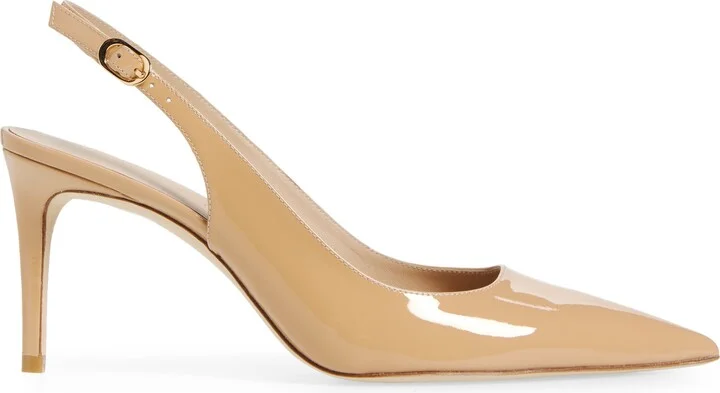 Stuart Power 75 Pointed Toe Slingback Pump - Image 3