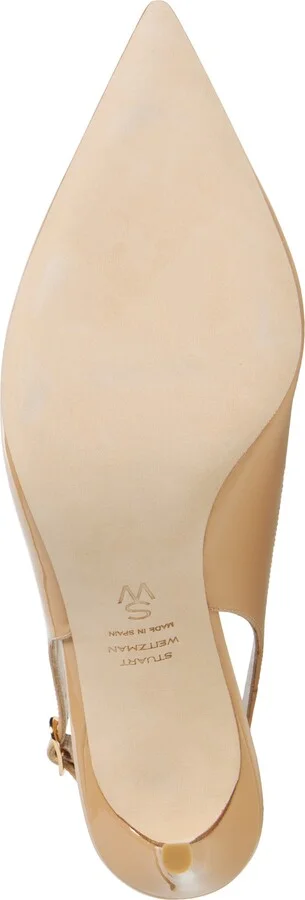 Stuart Power 75 Pointed Toe Slingback Pump - Image 6
