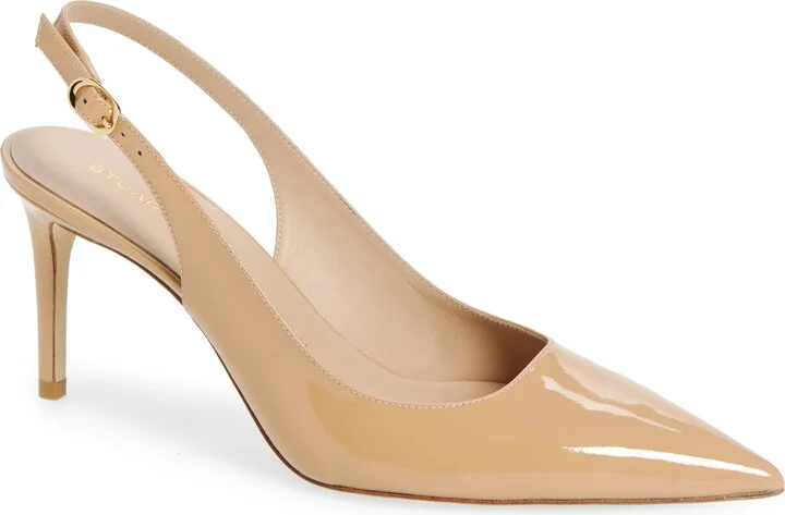 Stuart Power 75 Pointed Toe Slingback Pump