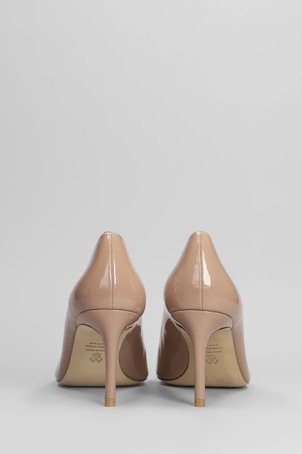 Stuart Power 75 Pumps In Rose-pink Patent Leather - Image 4