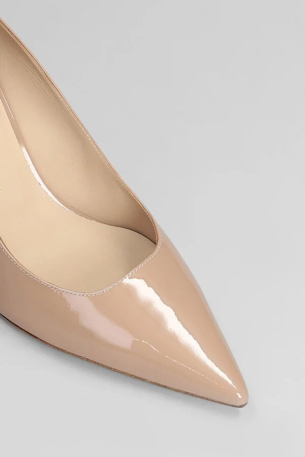 Stuart Power 75 Pumps In Rose-pink Patent Leather - Image 5