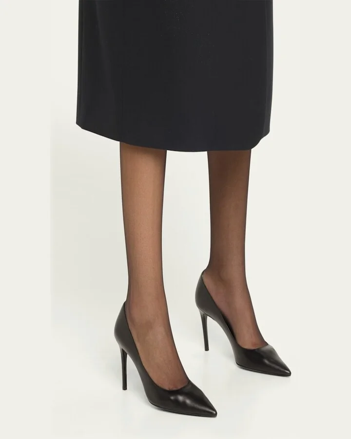 Stuart Power 85 Leather Pumps - Image 4