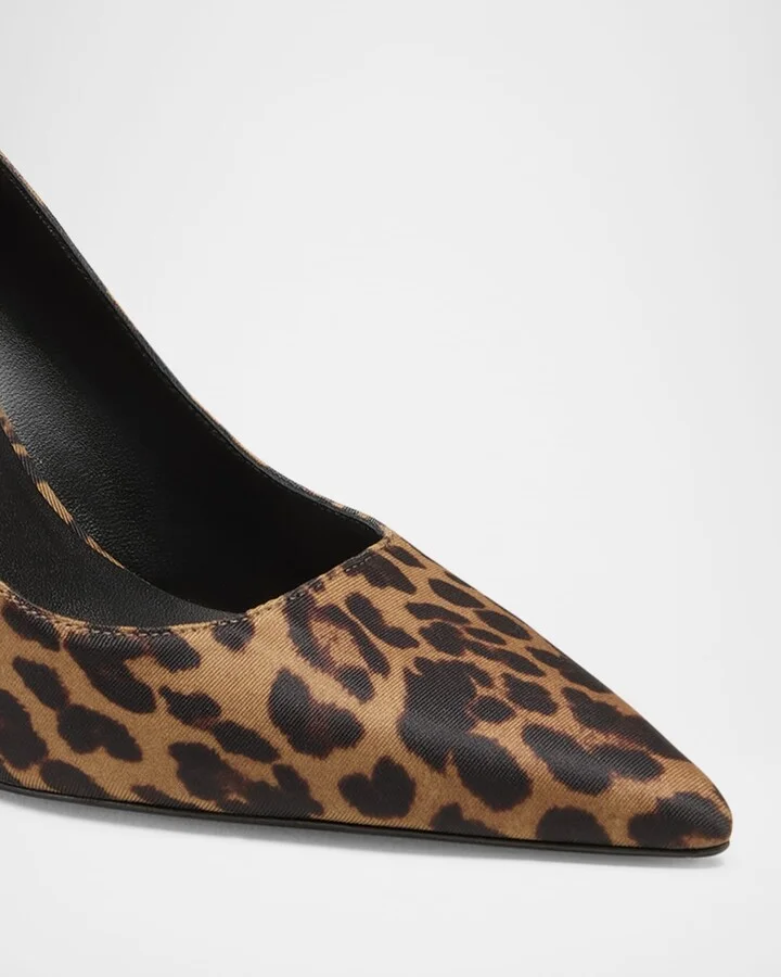 Stuart Power 85 Leopard-Print Pumps - Image 3