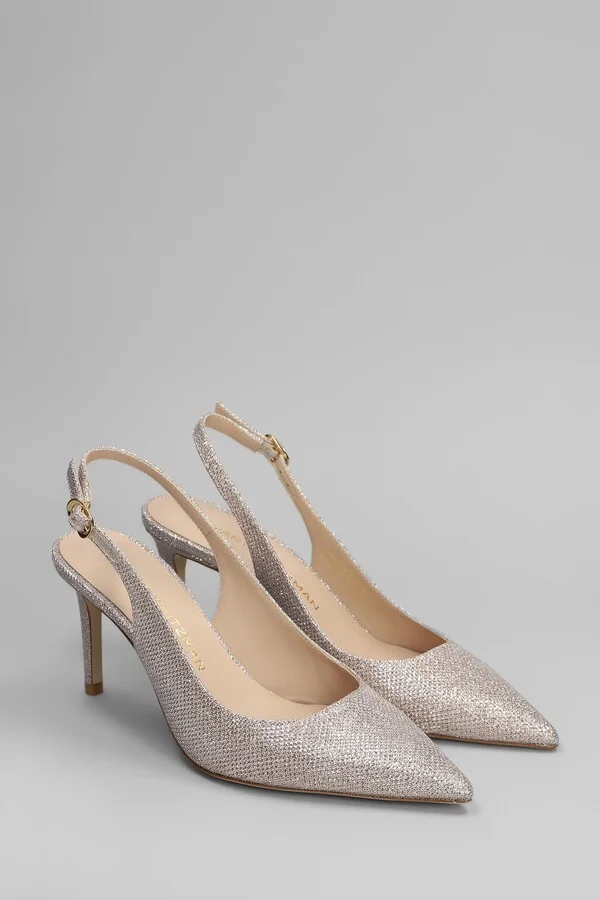 Stuart Power Lsgbk 7 Pumps In Gold Leather - Image 2
