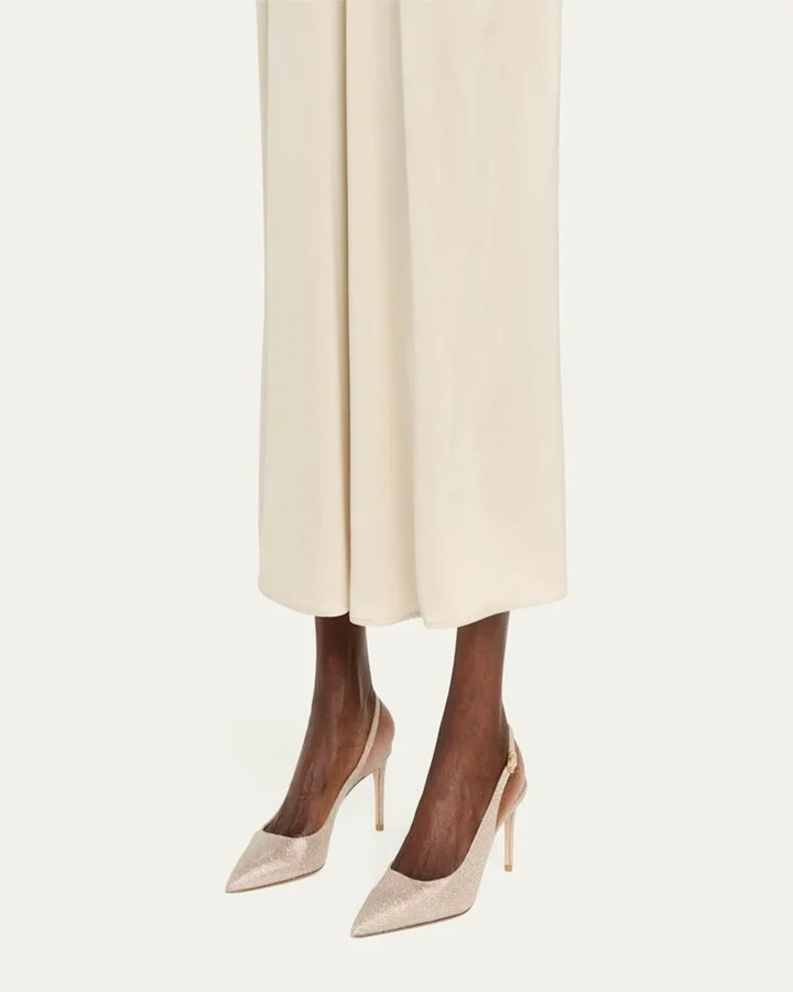 Stuart Power Metallic Stiletto Pumps - Image 5