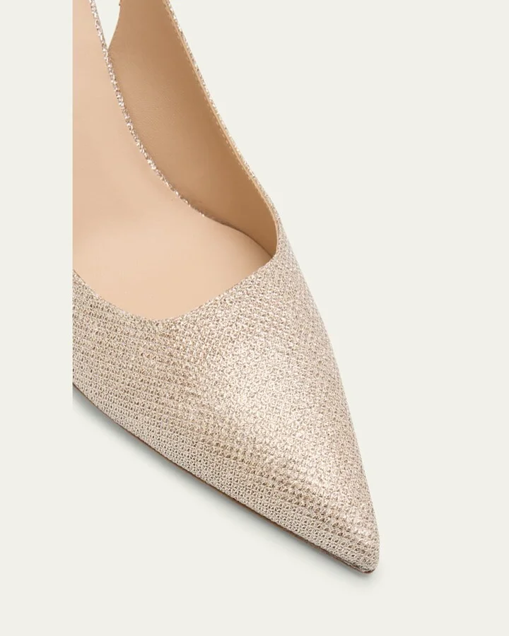Stuart Power Metallic Stiletto Pumps - Image 11