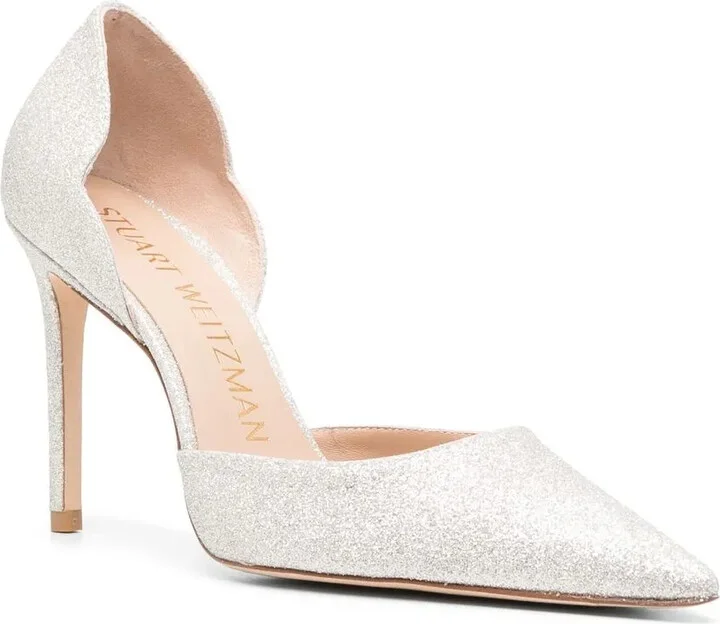 Stuart Scallop D'Orsay 100mm pumps - Image 2