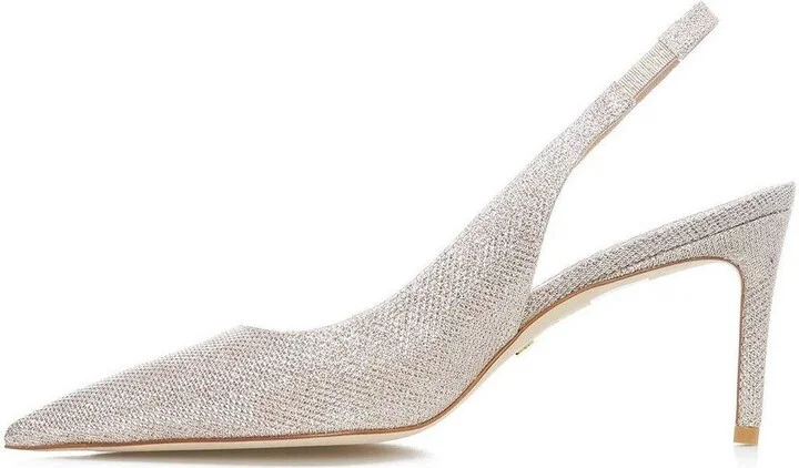 Stuart Slingback Pointed-toe Pumps - Image 3
