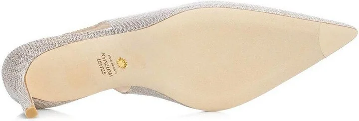 Stuart Slingback Pointed-toe Pumps - Image 4