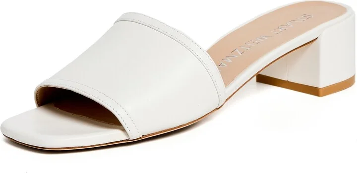 Stuart Weitzman 35mm Cayman Block Slides