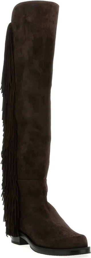 Stuart Weitzman '5050 Bold Fringe' Boots - Image 2