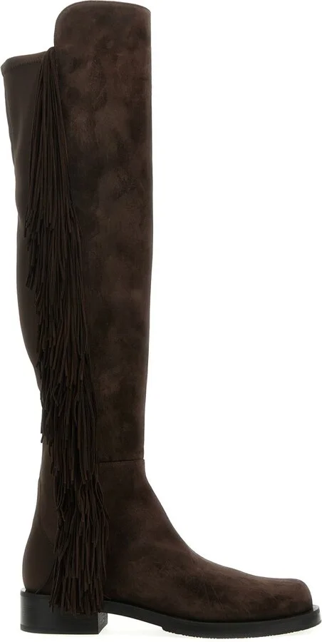 Stuart Weitzman '5050 Bold Fringe' Boots