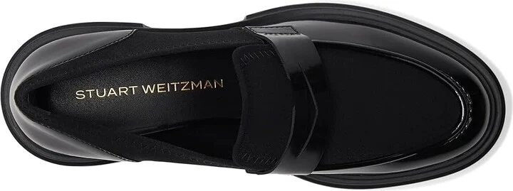 Stuart Weitzman 5050 Soho Loafer Women's Flat Shoes Black : 9 M, EVA/Leather - Image 2