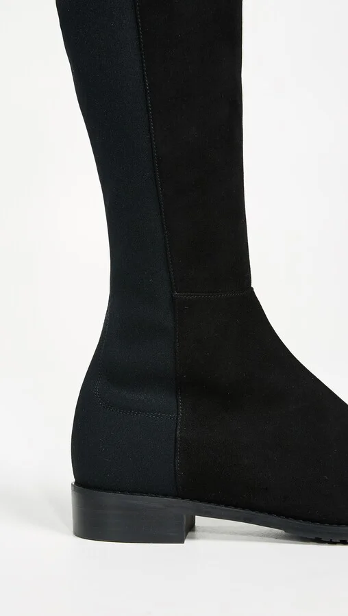 Stuart Weitzman 5050 Stretch Suede Boots - Image 5