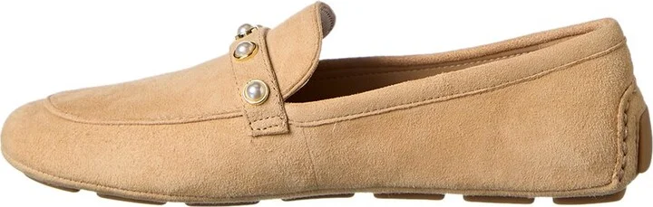 Stuart Weitzman Allpearls Suede Driving Loafer - Image 2
