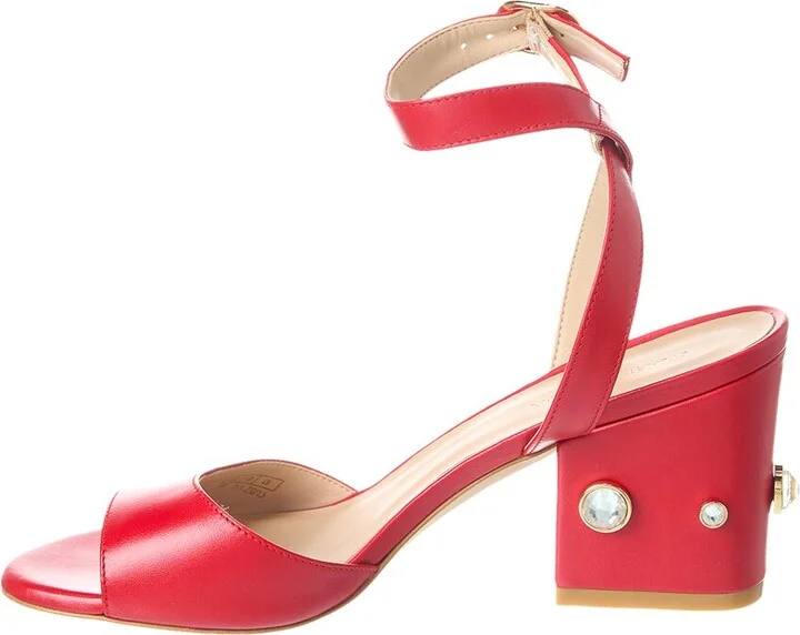 Stuart Weitzman Allshine 75 Leather Block Sandal - Image 2