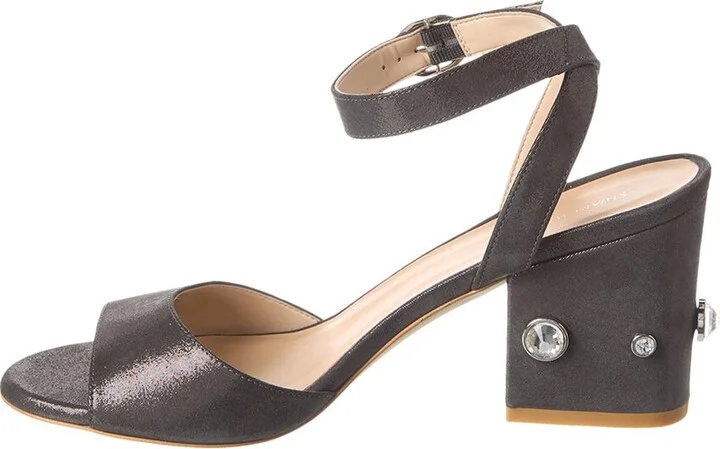 Stuart Weitzman Allshine 75 Suede Block Sandal - Image 2