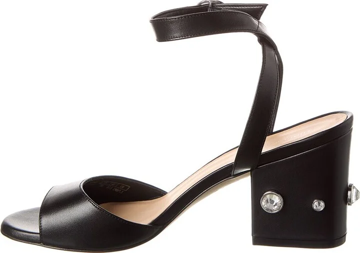 Stuart Weitzman Allshine Block 75 Leather Sandal - Image 2