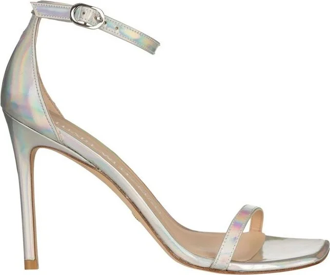 Stuart Weitzman Ankle Buckle Heeled Sandals