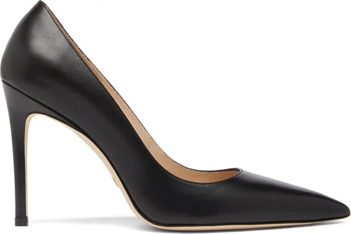 Stuart Weitzman Anny Pointed-Toe Slip-On Pumps