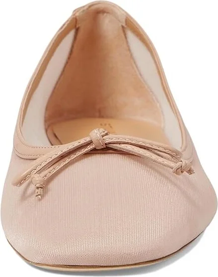 Stuart Weitzman Arabella Ballet Flat Women's Flat Shoes Ginger : 7 M, Leather/Mesh - Image 2