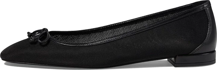 Stuart Weitzman Arabella Ballet Flat Women's Flat Shoes Ginger : 7 M, Leather/Mesh - Image 9