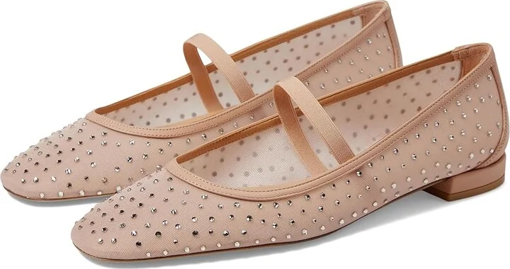 Stuart Weitzman Arabella Flat Women's Flat Shoes Ginger : 8 M, Leather