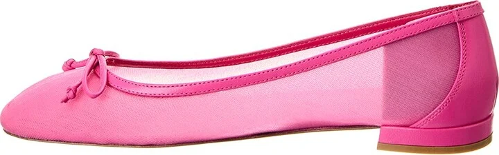 Stuart Weitzman Arabella Mesh & Leather Ballet Flat - Image 2