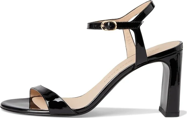 Stuart Weitzman Babette 85 Women's Shoes Black : 9.5 M, Leather - Image 6