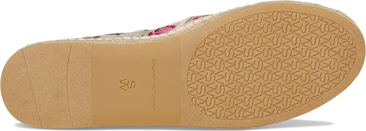 Stuart Weitzman Bareitall Espadrille Women's Wedge Shoes Rosewater Multi/Rosewater : 7.5 M, Mesh - Image 3