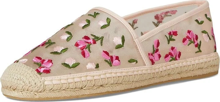 Stuart Weitzman Bareitall Espadrille Women's Wedge Shoes Rosewater Multi/Rosewater : 7.5 M, Mesh - Image 5