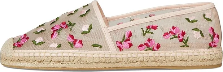 Stuart Weitzman Bareitall Espadrille Women's Wedge Shoes Rosewater Multi/Rosewater : 7.5 M, Mesh - Image 6