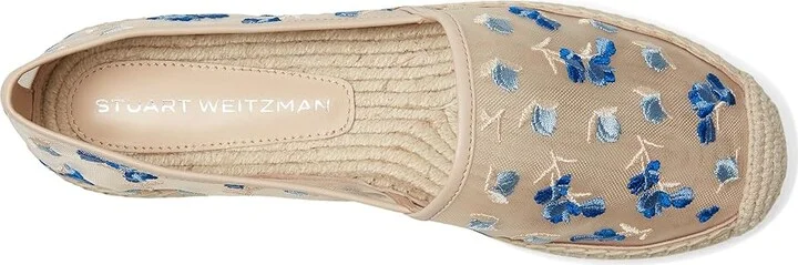 Stuart Weitzman Bareitall Espadrille Women's Wedge Shoes Rosewater Multi/Rosewater : 7.5 M, Mesh - Image 8