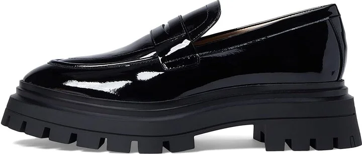 Stuart Weitzman Bedford Loafer Women's Shoes Black : 8.5 B, Leather - Image 6