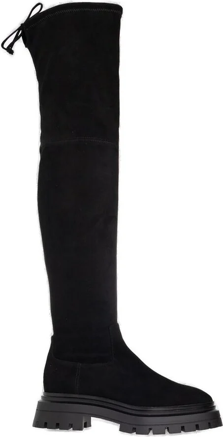 Stuart Weitzman Bedfordland Drawstring Over-The-Knee Boots