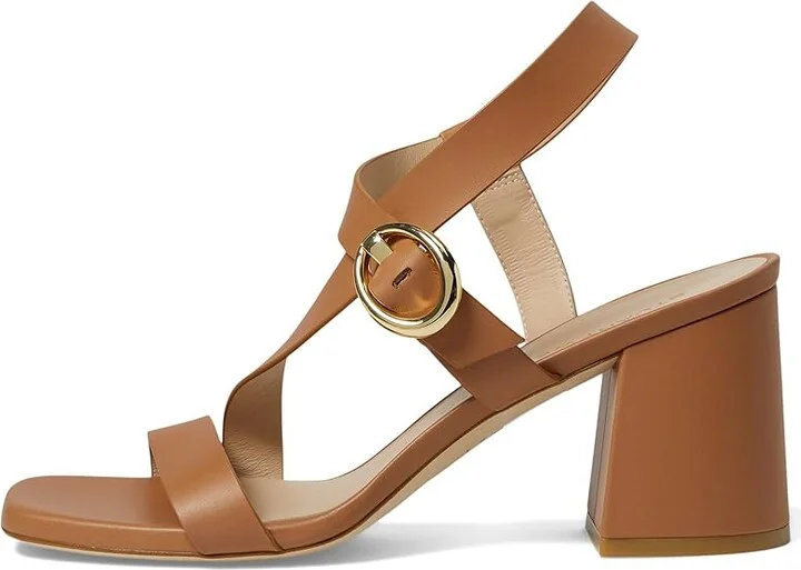 Stuart Weitzman Benni 75 Sandal Women's Sandals Cream : 9.5 M, Leather - Image 9