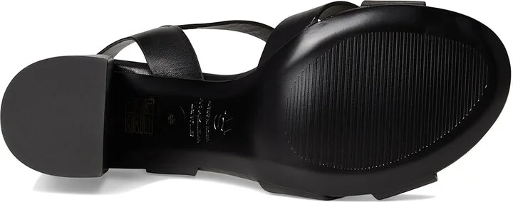 Stuart Weitzman Benni Block 75 Women's Wedge Shoes Black : 6.5 M, Leather - Image 3
