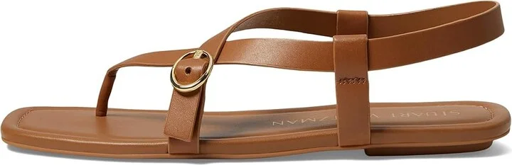 Stuart Weitzman Benni Sandal Women's Sandals Black : 7.5 M, Leather - Image 9