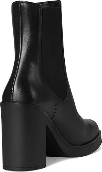 Stuart Weitzman Bethenny 80 Chelsea Bootie Women's Flat Shoes Black : 7 M, Leather/Rubber - Image 4